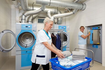 Hauseigene Wäscherei